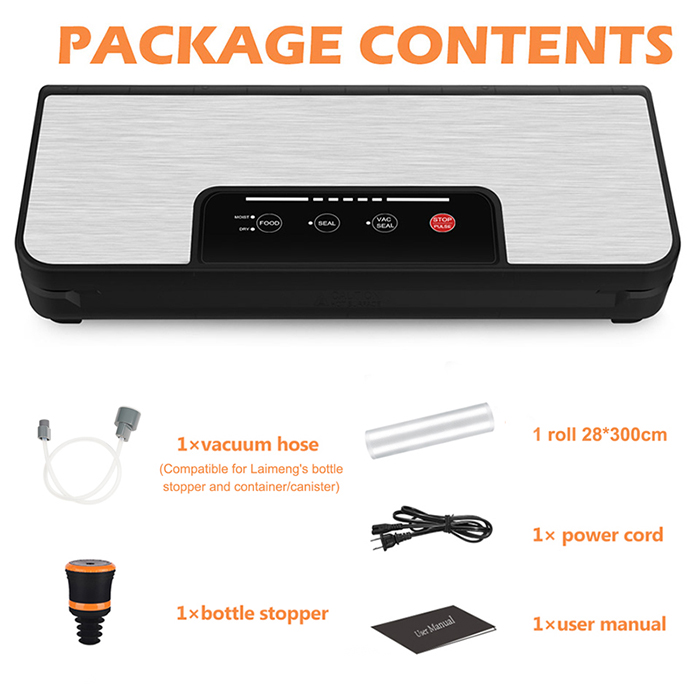 YUMYTH – Machine à emballer Sous Vide domestique, avec rouleau de découpe intégrée, pour le stockage des aliments, T285 YUMYTH – Machine à emballer Sous Vide domestique, avec rouleau de découpe intégrée, pour le stockage des aliments, T285