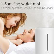 Deerma – humidificateur d'air F628W 5L, vaporisateur de brume silencieuse, diffuseur de parfum, humidificateur ultrasonique pour la maison et le bureau