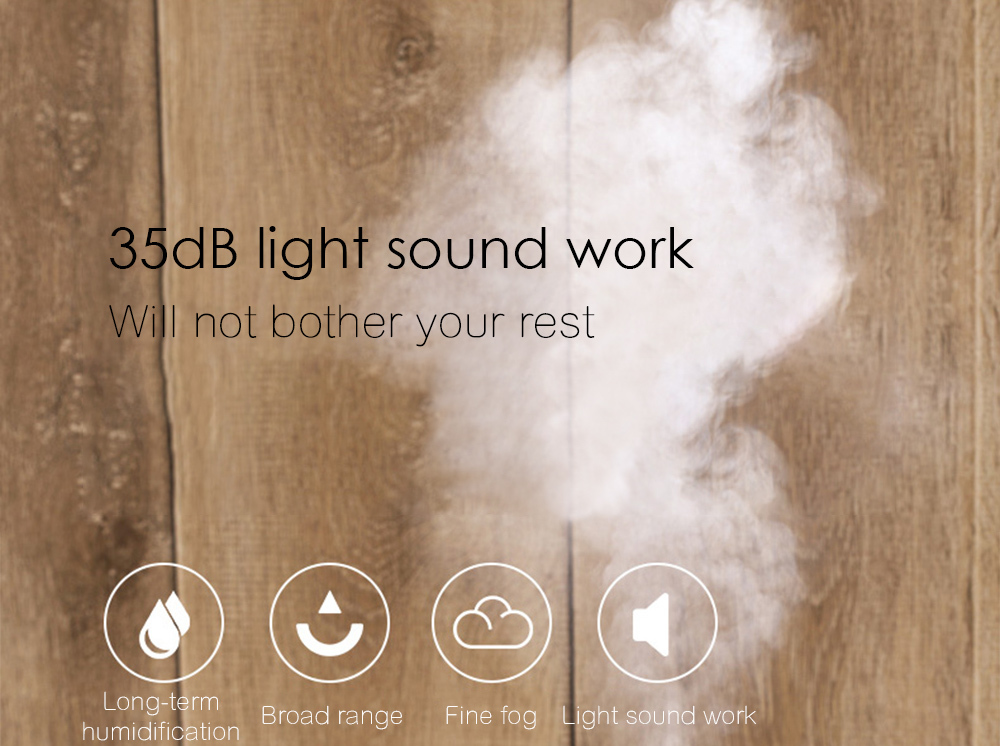 Deerma – humidificateur d'air F628W 5L, vaporisateur de brume silencieuse, diffuseur de parfum, humidificateur ultrasonique pour la maison et le bureau Deerma – humidificateur d'air F628W 5L, vaporisateur de brume silencieuse, diffuseur de parfum, humidificateur ultrasonique pour la maison et le bureau