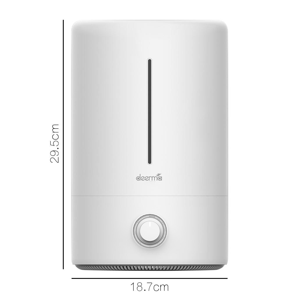 Deerma – humidificateur d'air F628W 5L, vaporisateur de brume silencieuse, diffuseur de parfum, humidificateur ultrasonique pour la maison et le bureau Deerma – humidificateur d'air F628W 5L, vaporisateur de brume silencieuse, diffuseur de parfum, humidificateur ultrasonique pour la maison et le bureau