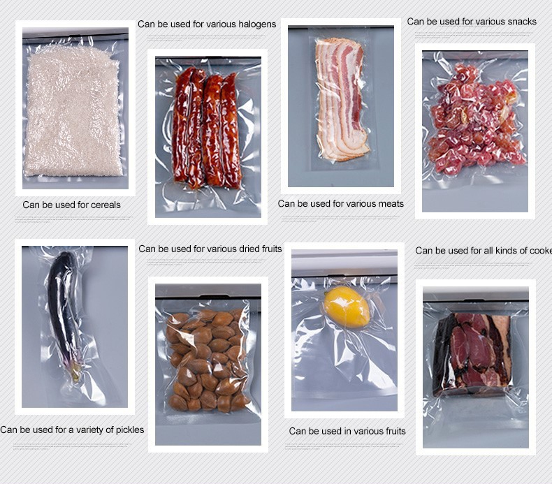 Machine à emballer sous-vide pour aliments, 220V/110V, avec 10 sacs offerts, appareil d'emballage domestique noir