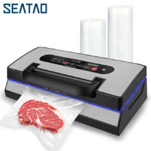 Seatao – Machine à emballer sous-vide commerciale VH5188, scelleuse automatique multifonction pour aliments, avec stockage de rouleaux intégrés et coupe