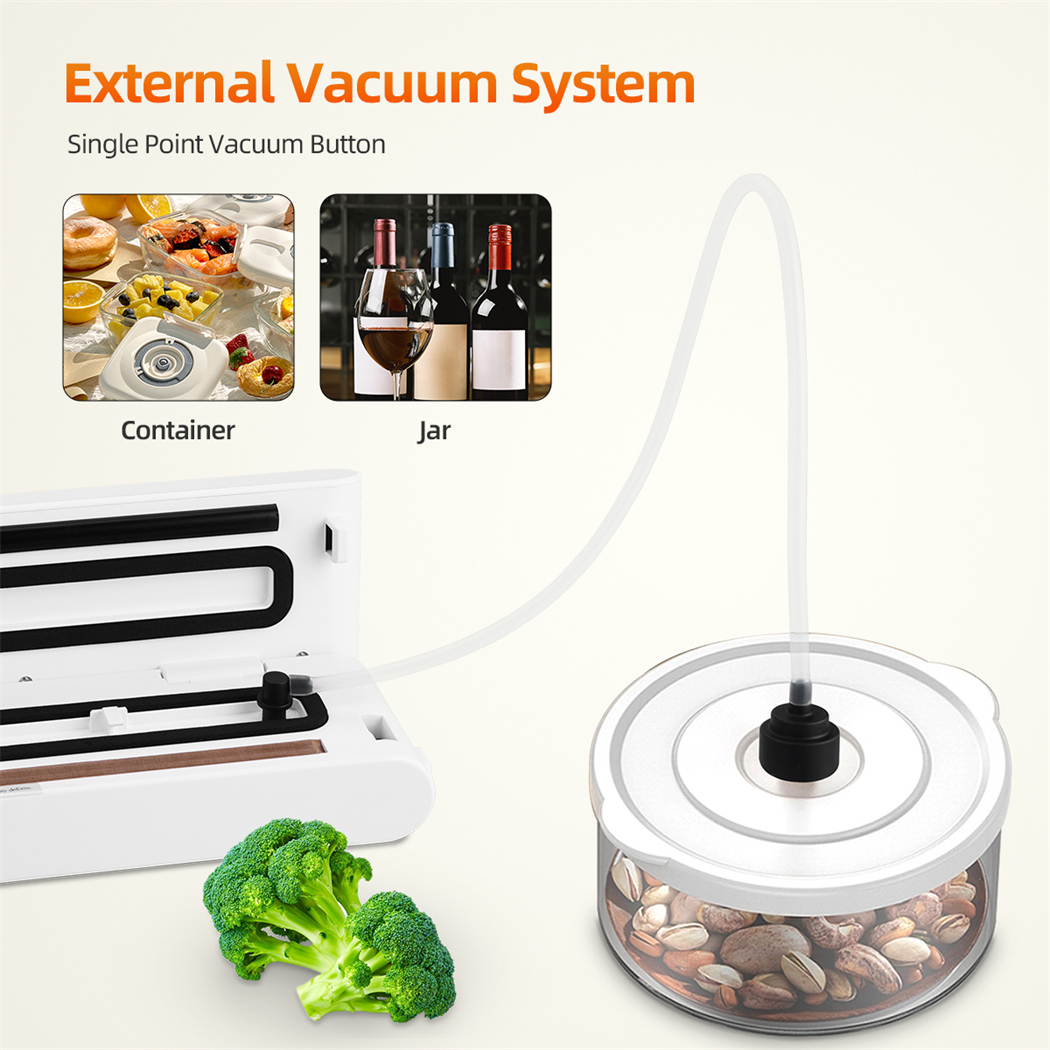CkeyiN – Machine à emballer sous-vide électrique sans fil, Rechargeable, automatique, pour usage domestique, sec et humide, avec 10 sacs CkeyiN – Machine à emballer sous-vide électrique sans fil, Rechargeable, automatique, pour usage domestique, sec et humide, avec 10 sacs