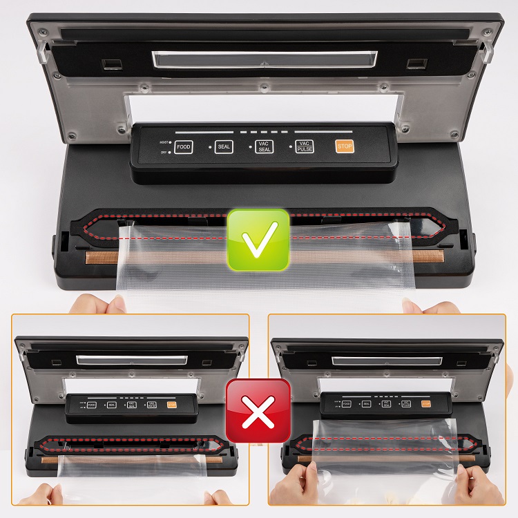 LAIMENG – Machine d'emballage Sous Vide, pour le stockage des aliments, emballage Sous Vide domestique, rouleaux de sacs Sous Vide S293 LAIMENG – Machine d'emballage Sous Vide, pour le stockage des aliments, emballage Sous Vide domestique, rouleaux de sacs Sous Vide S293