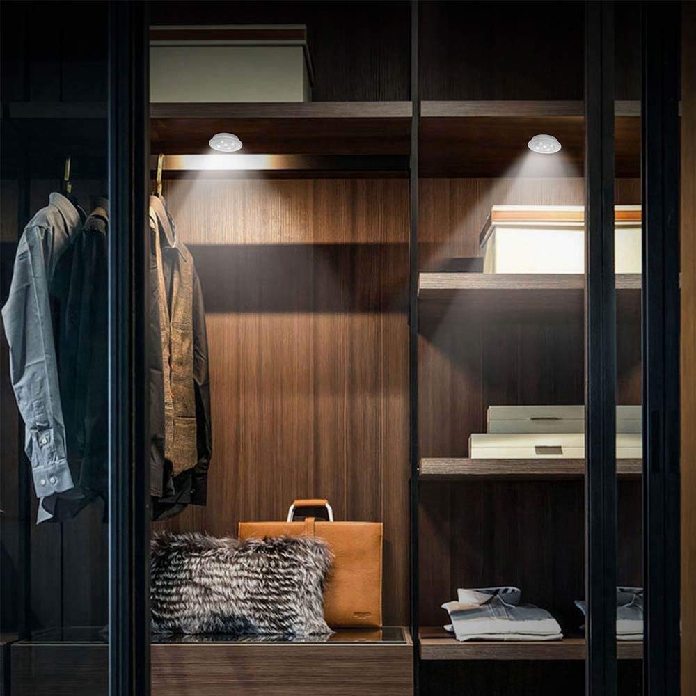 Télécommande Sans Fil intelligente Dimmable Lumière de Nuit Décoratif Cuisine Placard Escalier Couloir Salle De Bain Éclairage Mini LED Lumières