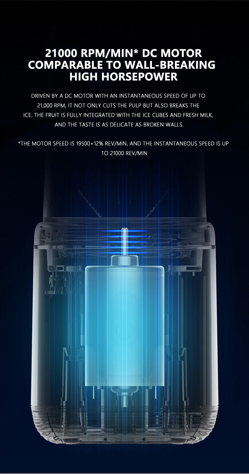 Presse-agrumes électrique Portable à 6 lames, petit presse-agrumes électrique automatique pour fruits, mélangeur de Smoothie, outil de cuisine, robot culinaire