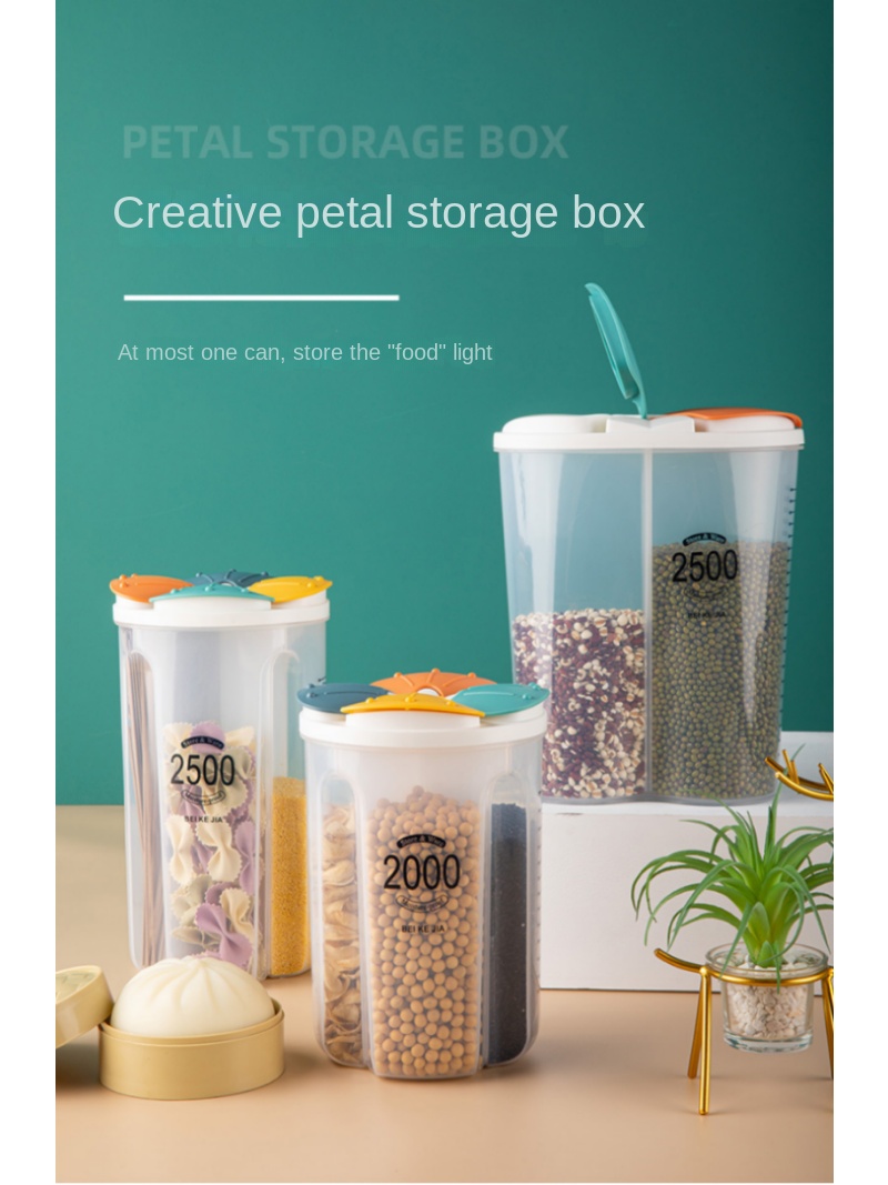 Grand récipient de stockage des aliments, tonneaux de riz rotatifs à 360 °, distributeur de céréales scellé, réservoir de riz, boîte de Grain, conteneur de stockage de cuisine Grand récipient de stockage des aliments, tonneaux de riz rotatifs à 360 °, distributeur de céréales scellé, réservoir de riz, boîte de Grain, conteneur de stockage de cuisine