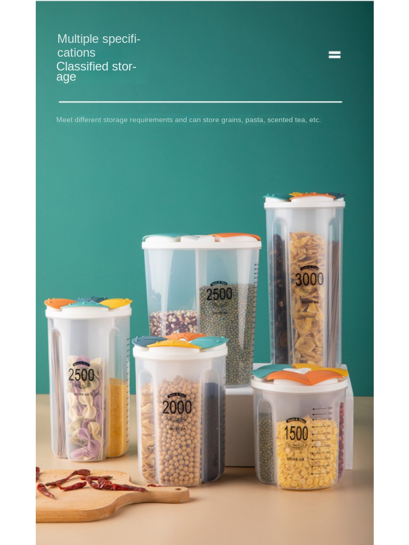 Grand récipient de stockage des aliments, tonneaux de riz rotatifs à 360 °, distributeur de céréales scellé, réservoir de riz, boîte de Grain, conteneur de stockage de cuisine Grand récipient de stockage des aliments, tonneaux de riz rotatifs à 360 °, distributeur de céréales scellé, réservoir de riz, boîte de Grain, conteneur de stockage de cuisine