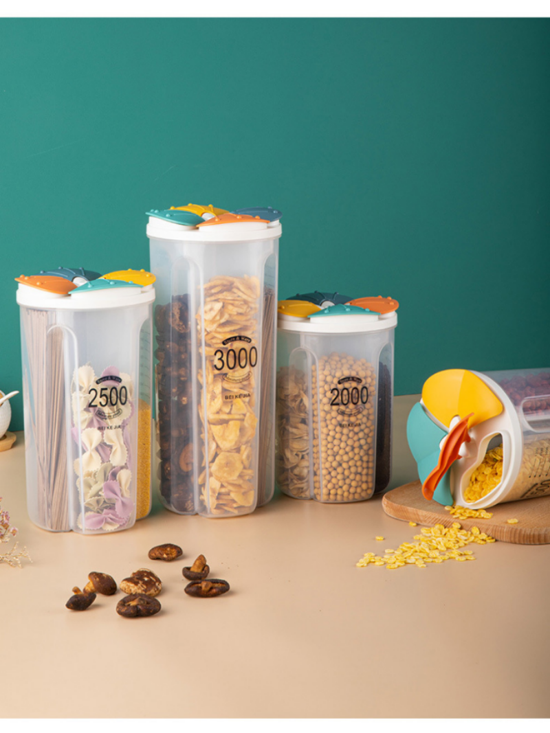 Grand récipient de stockage des aliments, tonneaux de riz rotatifs à 360 °, distributeur de céréales scellé, réservoir de riz, boîte de Grain, conteneur de stockage de cuisine Grand récipient de stockage des aliments, tonneaux de riz rotatifs à 360 °, distributeur de céréales scellé, réservoir de riz, boîte de Grain, conteneur de stockage de cuisine