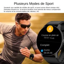 Montre connectée de Sport pour hommes et femmes, étanche IP67, avec écran tactile, Bluetooth, pour Android et IOS, 2022
