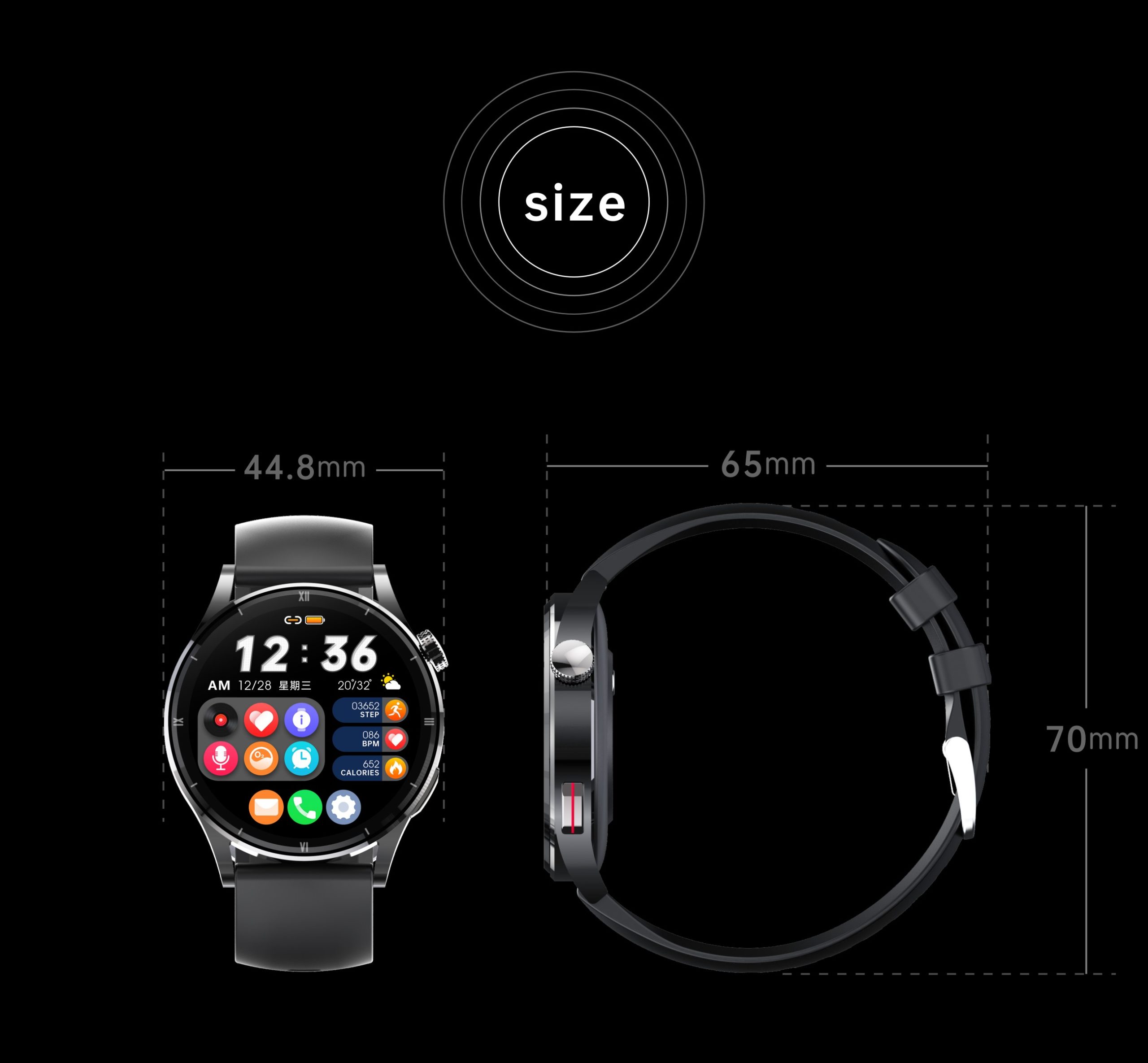 LIGE – montre connectée pour Huawei GT3 Pro pour hommes, étanche, avec cadran personnalisé, réponse aux appels, moniteur d'activité physique, nouveau LIGE – montre connectée pour Huawei GT3 Pro pour hommes, étanche, avec cadran personnalisé, réponse aux appels, moniteur d'activité physique, nouveau