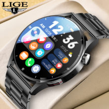 LIGE – montre connectée pour Huawei GT3 Pro pour hommes, étanche, avec cadran personnalisé, réponse aux appels, moniteur d'activité physique, nouveau