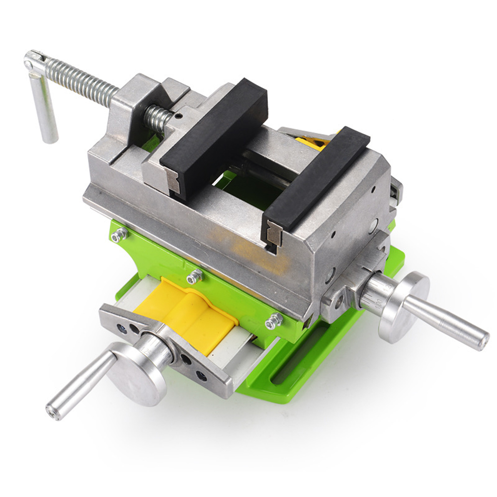 Allsome Étau de Machine 2 Axes 3 inch Étau pour Table croisée Table de fraisage ou Bien Établi