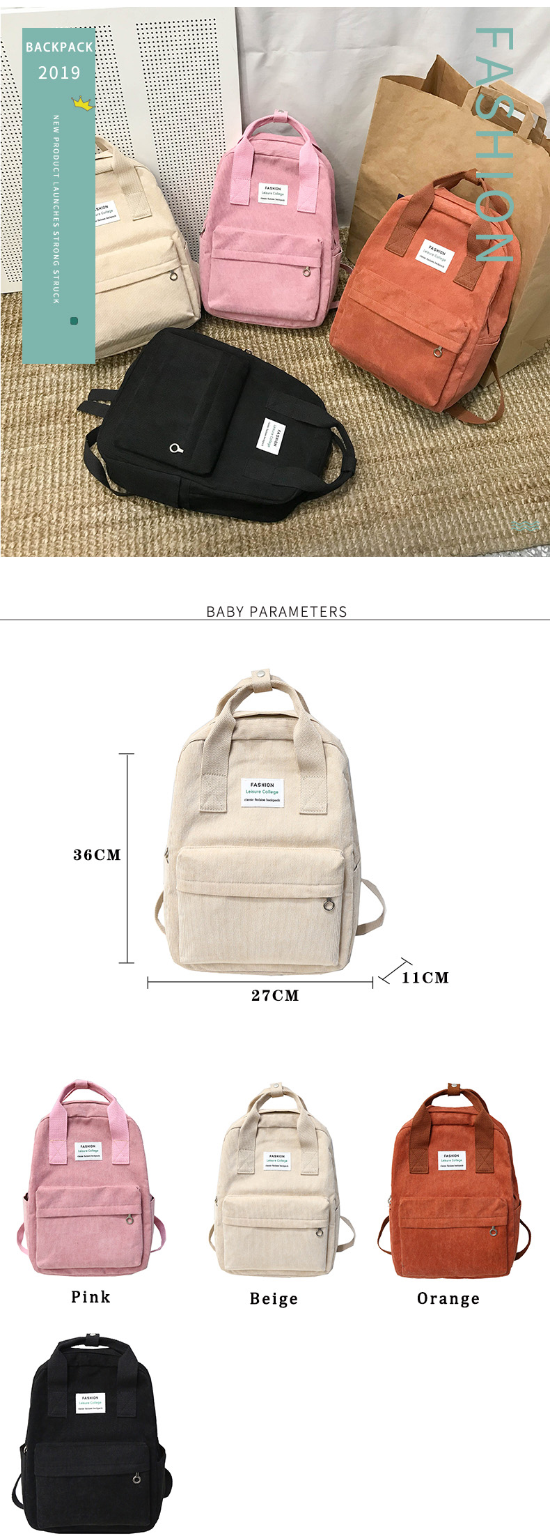 Sac à dos Harajuku pour femmes, nouvelle tendance, mode femmes, sac d'école, d'université, sacs à bandoulière de voyage pour adolescentes, 2022