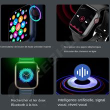 Montre connectée 8 Pro pour hommes et femmes, moniteur d'activité physique, avec écran HD, pour téléphones Android et Apple PK i8 pro max