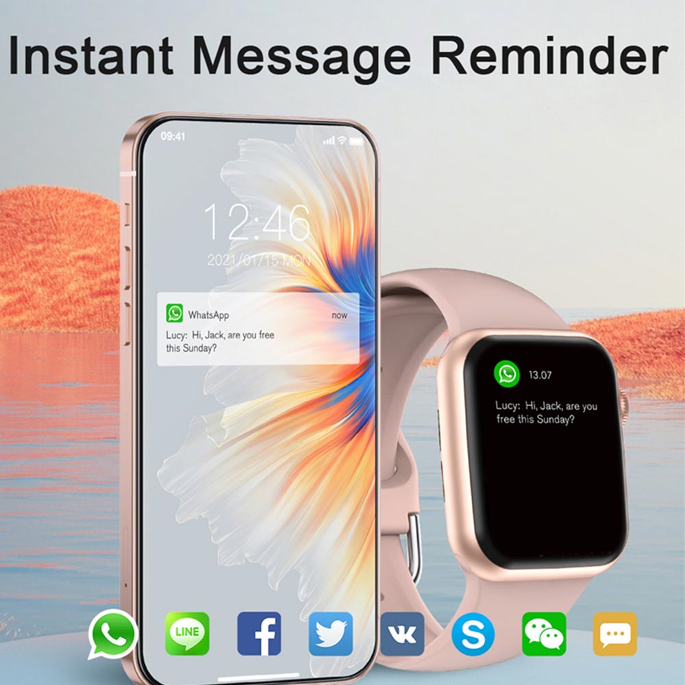 Montre connectée 8 Pro pour hommes et femmes, moniteur d'activité physique, avec écran HD, pour téléphones Android et Apple PK i8 pro max Montre connectée 8 Pro pour hommes et femmes, moniteur d'activité physique, avec écran HD, pour téléphones Android et Apple PK i8 pro max