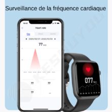 Montre connectée 8 Pro pour hommes et femmes, moniteur d'activité physique, avec écran HD, pour téléphones Android et Apple PK i8 pro max