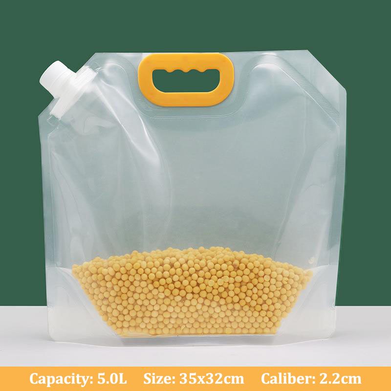 Sac d'emballage épaissi pour céréales, étanche, anti-insectes, pour aliments, riz, haricots, buse