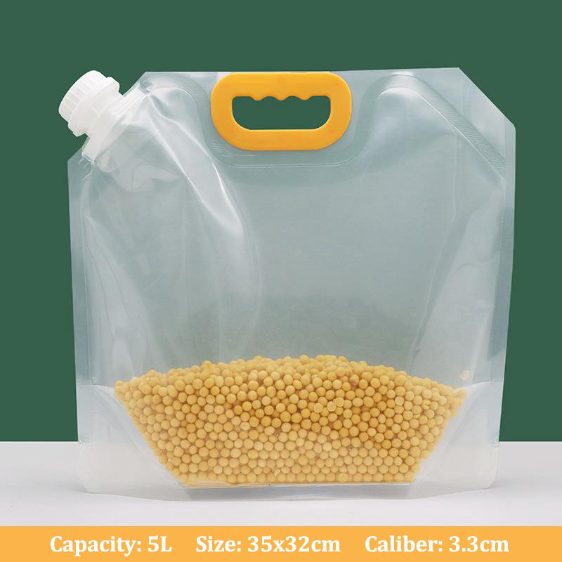 Sac d'emballage épaissi pour céréales, étanche, anti-insectes, pour aliments, riz, haricots, buse