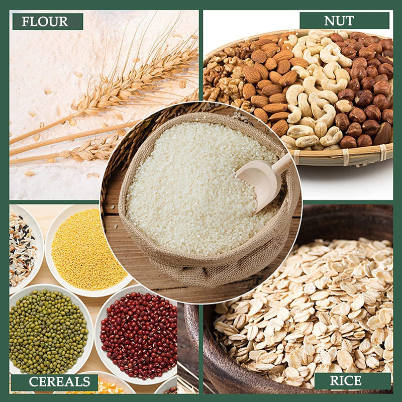 Sac d'emballage épaissi pour céréales, étanche, anti-insectes, pour aliments, riz, haricots, buse