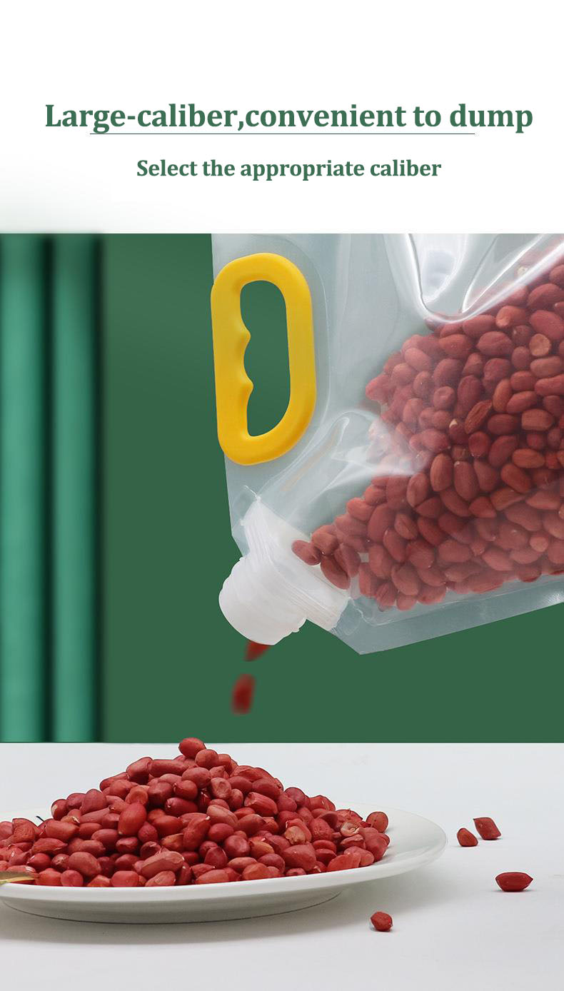 Sac d'emballage épaissi pour céréales, étanche, anti-insectes, pour aliments, riz, haricots, buse
