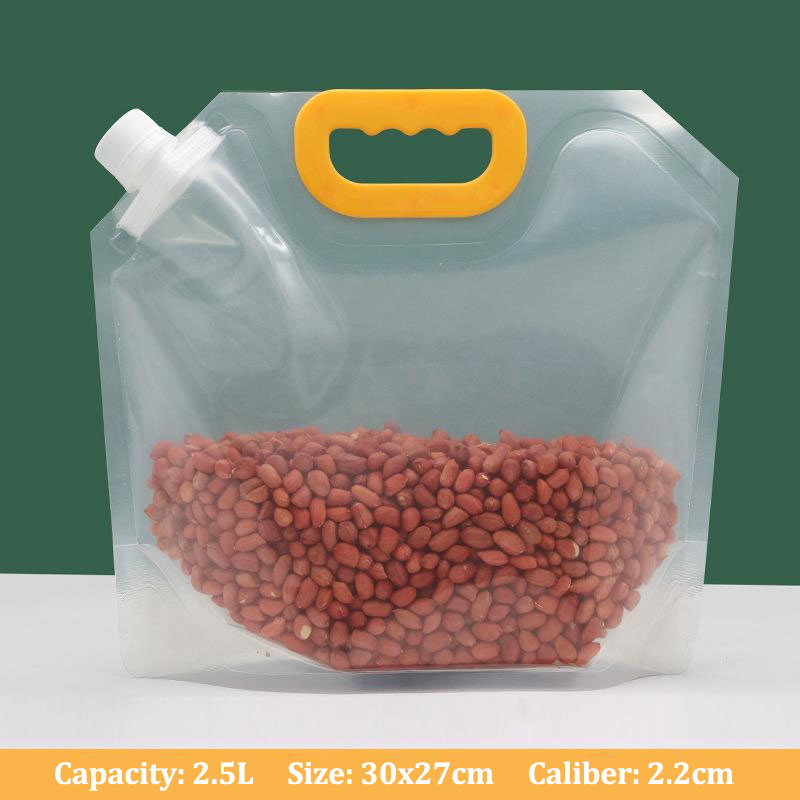 Sac d'emballage épaissi pour céréales, étanche, anti-insectes, pour aliments, riz, haricots, buse