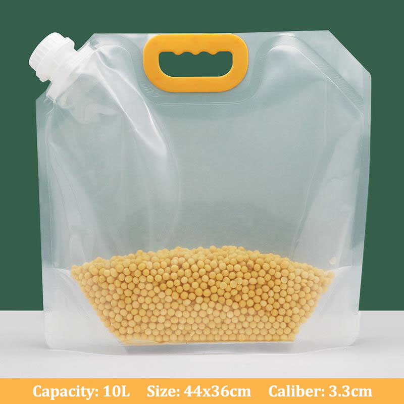 Sac d'emballage épaissi pour céréales, étanche, anti-insectes, pour aliments, riz, haricots, buse