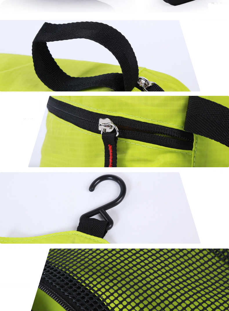 Trousse de Toilette à Suspendre pour Homme et Femme Kit Organisateur de Lavage, Sac de Voyage, pour Maquillage et Cosmétiques, Pochon de Douche à Crochet Robuste