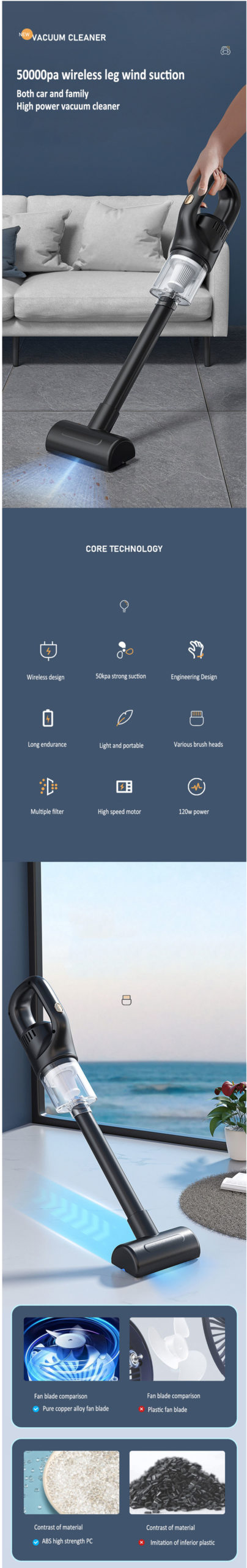 Xiaomi – Mini aspirateur de voiture