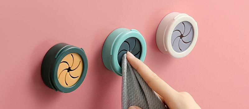 Crochets adhésifs multi-usages, support de rangement mural pour balai, crochet de cintre pour brosse à balai, crochets solides pour la cuisine et la salle de bains