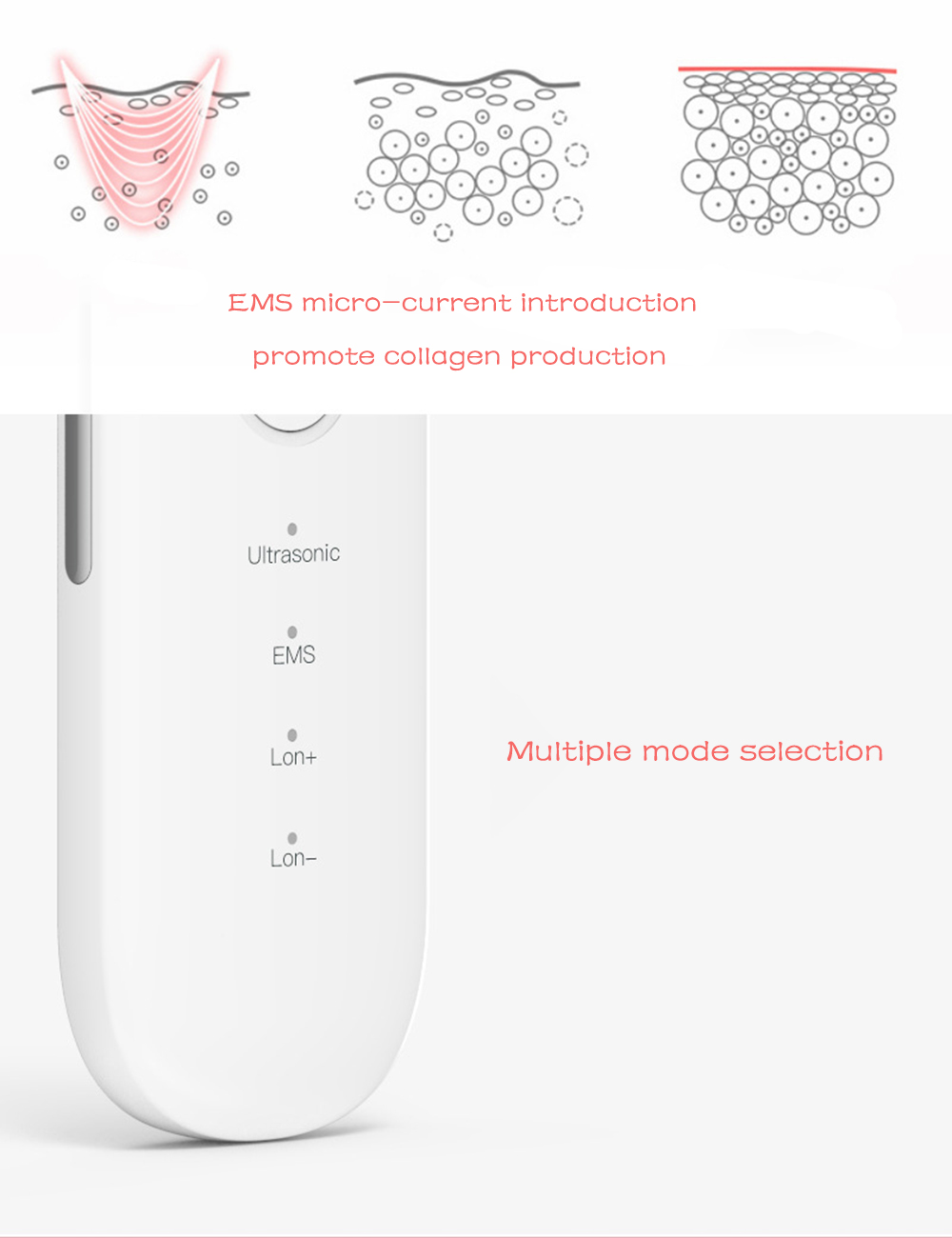 Épurateur de peau ultrasonique