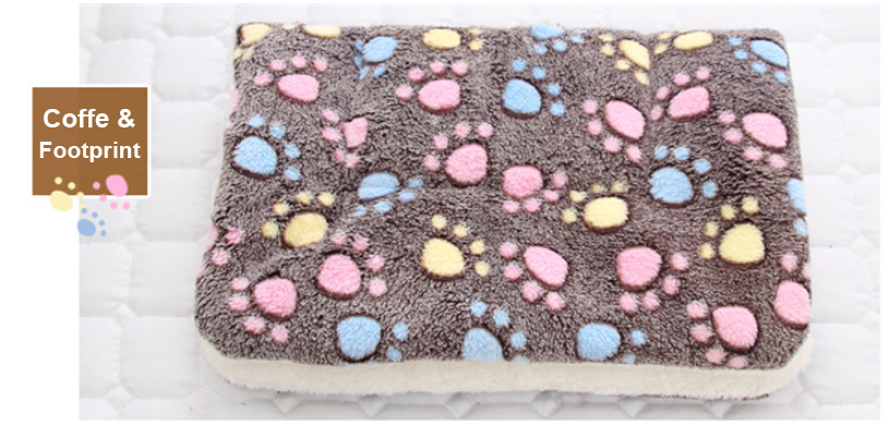 Tapis de couchage chaud pour animaux de compagnie, couverture polaire douce pour animaux de compagnie, litière pour chat, joli matelas, coussin pour petits et grands chiens