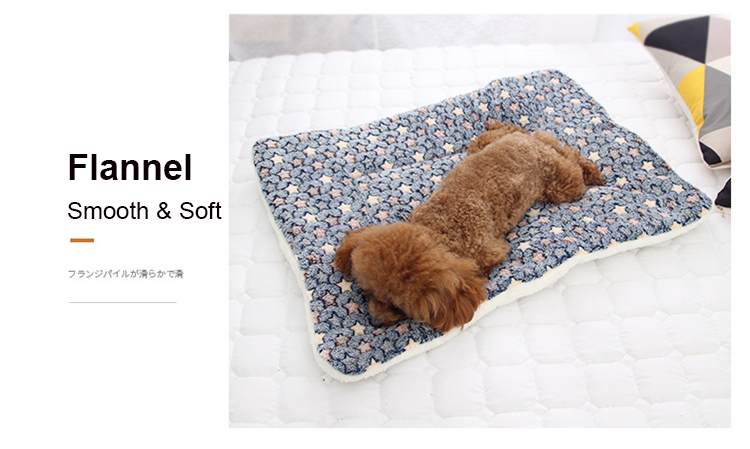 Tapis de couchage chaud pour animaux de compagnie, couverture polaire douce pour animaux de compagnie, litière pour chat, joli matelas, coussin pour petits et grands chiens