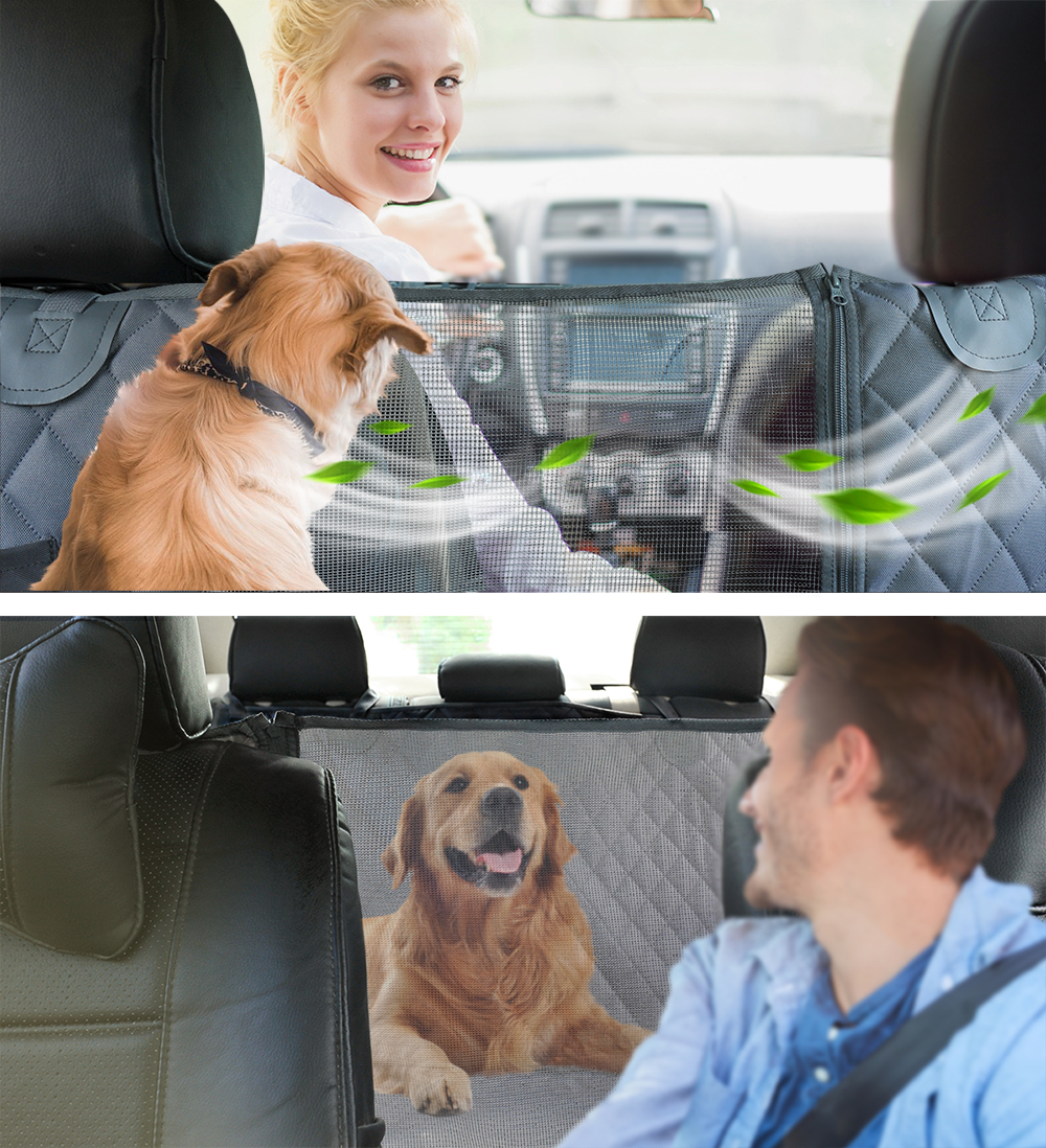 PETRAVEL housse de siège de voiture pour chien, imperméable, pour voyage, transport d'animaux, hamac, tapis de protection pour siège arrière de voiture, transport de sécurité pour chiens PETRAVEL housse de siège de voiture pour chien, imperméable, pour voyage, transport d'animaux, hamac, tapis de protection pour siège arrière de voiture, transport de sécurité pour chiens