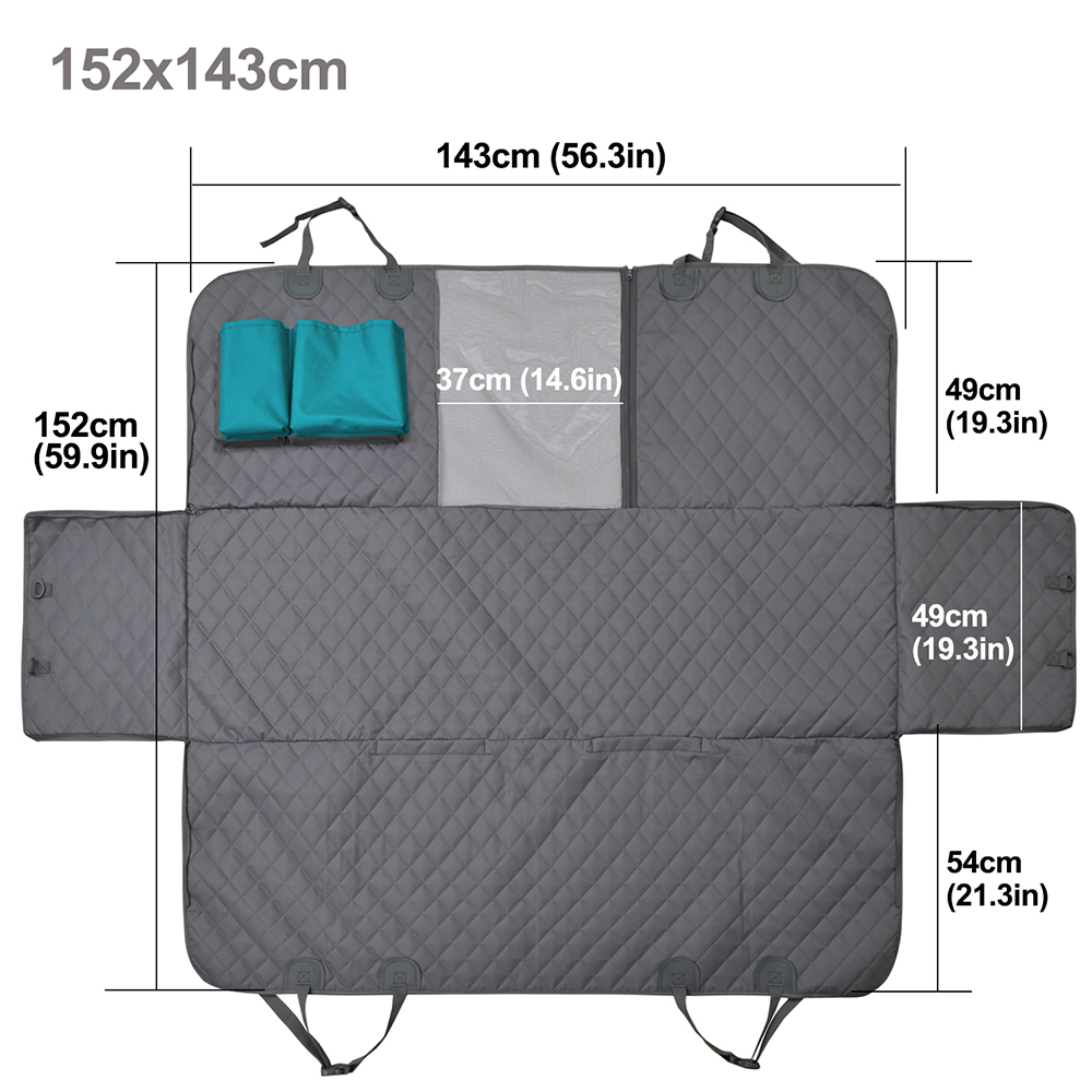 PETRAVEL housse de siège de voiture pour chien, imperméable, pour voyage, transport d'animaux, hamac, tapis de protection pour siège arrière de voiture, transport de sécurité pour chiens PETRAVEL housse de siège de voiture pour chien, imperméable, pour voyage, transport d'animaux, hamac, tapis de protection pour siège arrière de voiture, transport de sécurité pour chiens