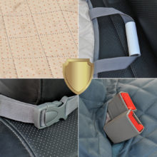 PETRAVEL housse de siège de voiture pour chien, imperméable, pour voyage, transport d'animaux, hamac, tapis de protection pour siège arrière de voiture, transport de sécurité pour chiens