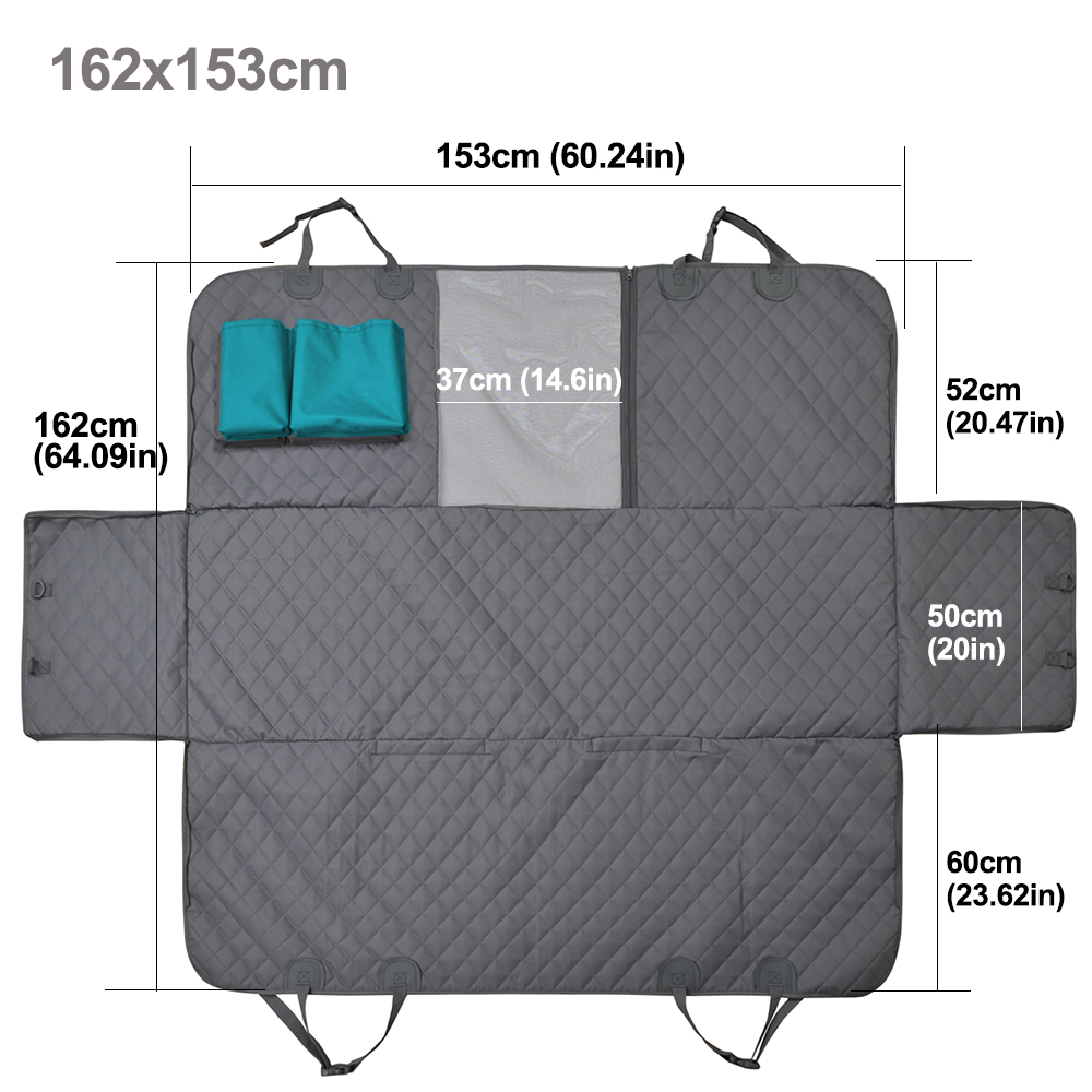 PETRAVEL housse de siège de voiture pour chien, imperméable, pour voyage, transport d'animaux, hamac, tapis de protection pour siège arrière de voiture, transport de sécurité pour chiens PETRAVEL housse de siège de voiture pour chien, imperméable, pour voyage, transport d'animaux, hamac, tapis de protection pour siège arrière de voiture, transport de sécurité pour chiens