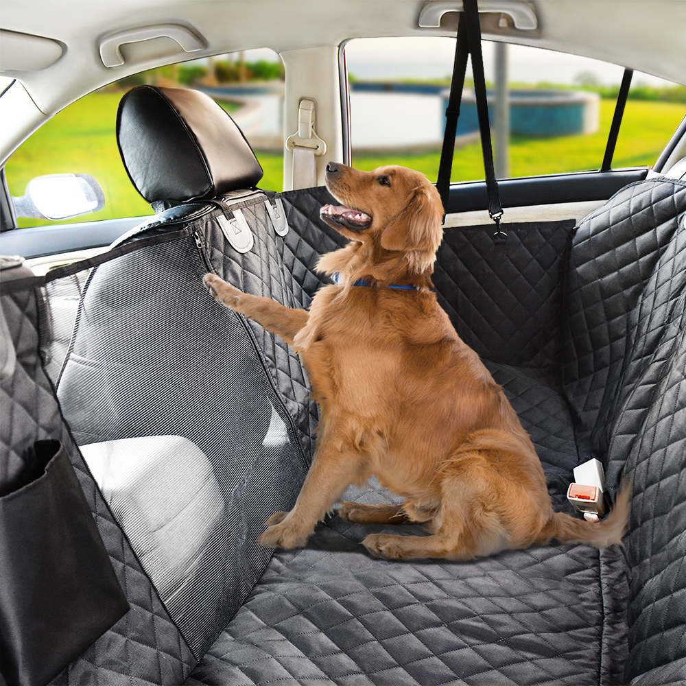 PETRAVEL housse de siège de voiture pour chien, imperméable, pour voyage, transport d'animaux, hamac, tapis de protection pour siège arrière de voiture, transport de sécurité pour chiens PETRAVEL housse de siège de voiture pour chien, imperméable, pour voyage, transport d'animaux, hamac, tapis de protection pour siège arrière de voiture, transport de sécurité pour chiens