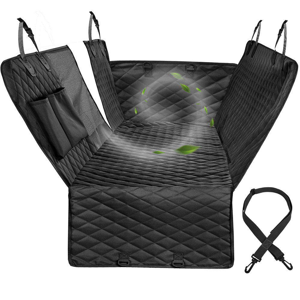PETRAVEL housse de siège de voiture pour chien, imperméable, pour voyage, transport d'animaux, hamac, tapis de protection pour siège arrière de voiture, transport de sécurité pour chiens PETRAVEL housse de siège de voiture pour chien, imperméable, pour voyage, transport d'animaux, hamac, tapis de protection pour siège arrière de voiture, transport de sécurité pour chiens