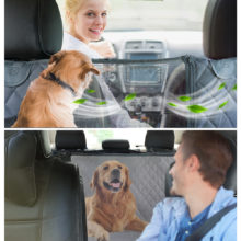 PETRAVEL housse de siège de voiture pour chien, imperméable, pour voyage, transport d'animaux, hamac, tapis de protection pour siège arrière de voiture, transport de sécurité pour chiens