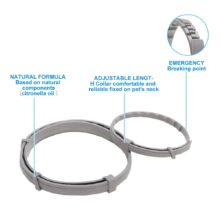 Collier insectifuge Chien Puces Prévention Anti Tiques Parasites Collier pour les Grands Petits Chiens Chat Anti Puces et Tiques Collier Fournitures Pour Animaux de compagnie