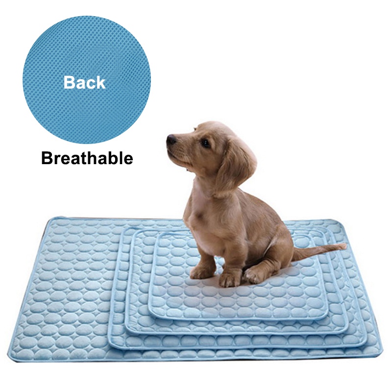 Livraison gratuite Tapis rafraîchissant pour animaux de compagnie, accessoire d'été, pour chiens et chats, canapé, respirant, lavable, pour les petits, moyens et grands chiots et chatons, pour vo