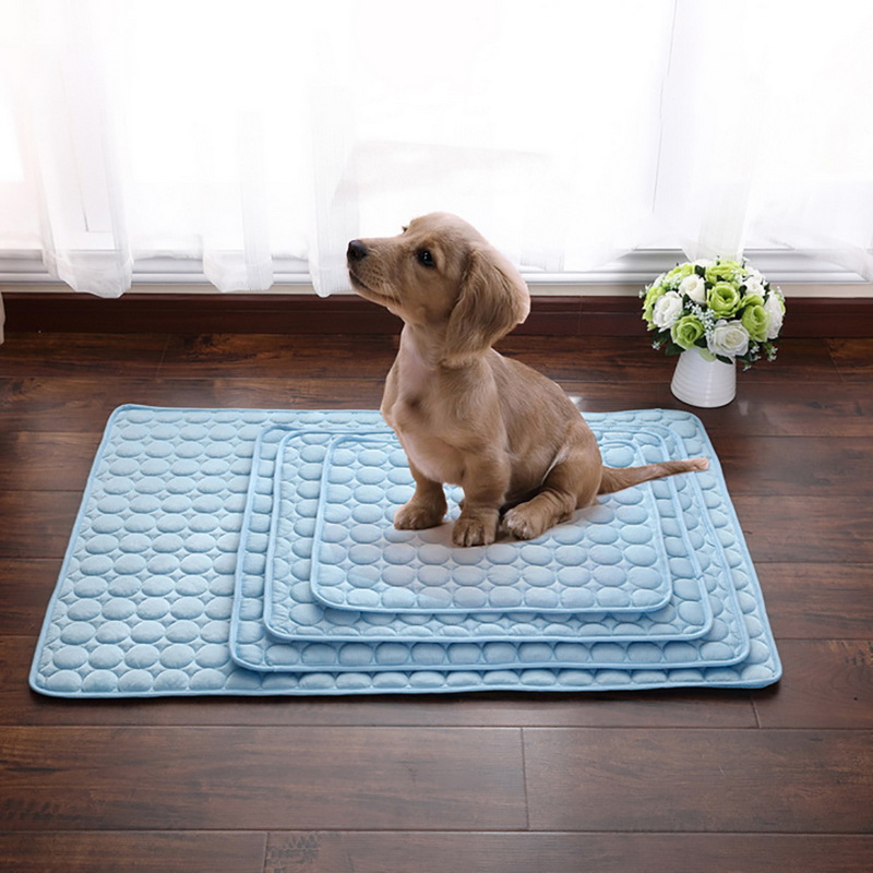 Livraison gratuite Tapis rafraîchissant pour animaux de compagnie, accessoire d'été, pour chiens et chats, canapé, respirant, lavable, pour les petits, moyens et grands chiots et chatons, pour vo