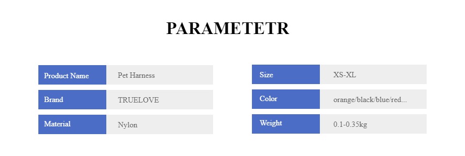 Truelove – harnais pour animaux de compagnie, petit, moyen et grand chien fendu, mode en plein air, livraison directe