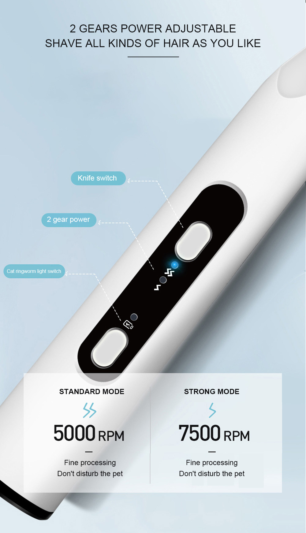 Tondeuse professionnelle