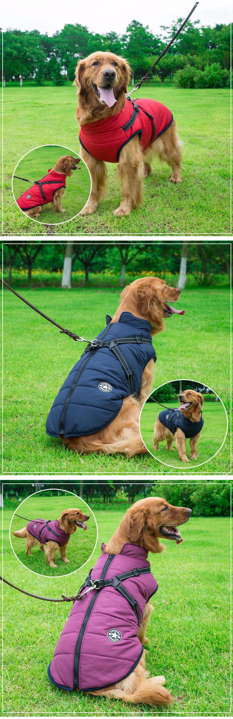 Vêtements d'hiver pour chiens Vêtements d'hiver pour chiens
