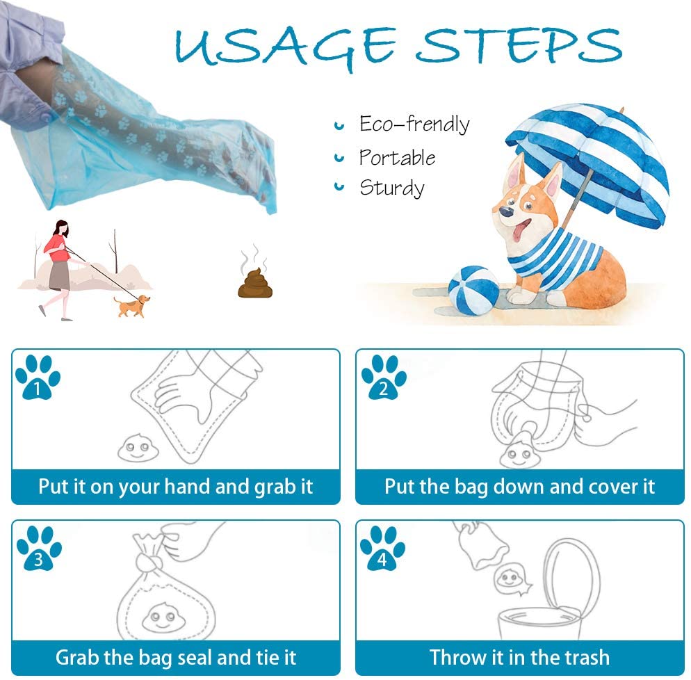 Sacs à excréments jetables