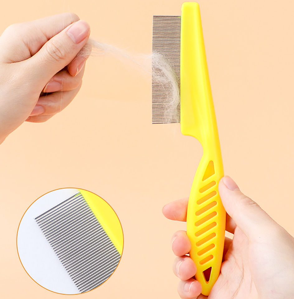 Peigne anti-poux en acier inoxydable