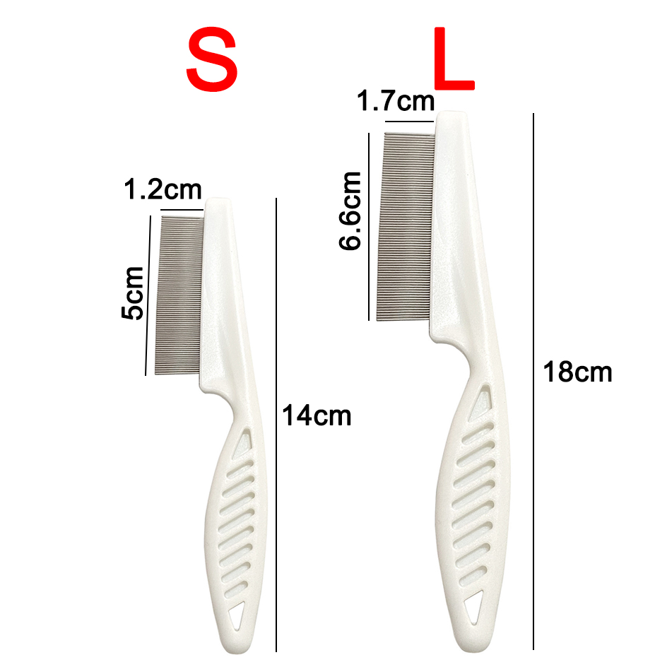 Peigne anti-poux en acier inoxydable