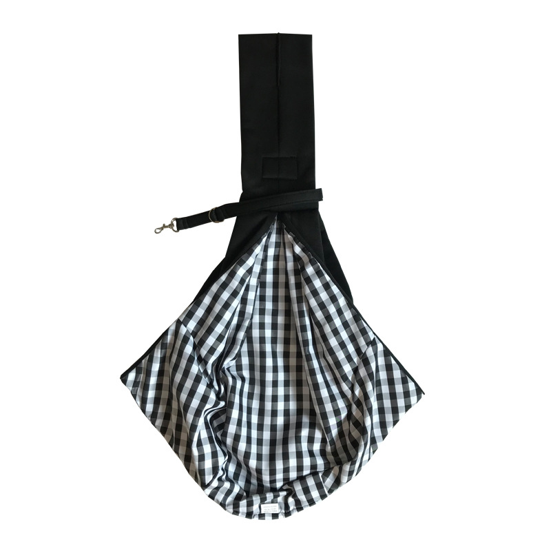 Sac à bandoulière en coton pour animaux